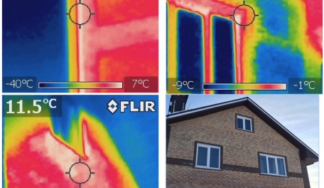 Жилой дом - тепловизионное обследование 