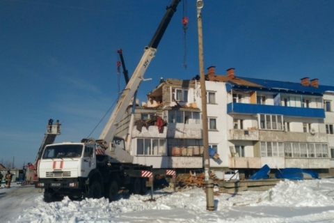 Взрыв в многоквартирном доме под Челябинском